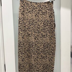 Lou Lou Australia Leopard Print Pencil Skirt